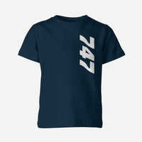 Thumbnail for 747 Side Text Designed Children T-Shirts