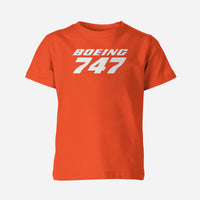 Thumbnail for Boeing 747 & Text Designed Children T-Shirts