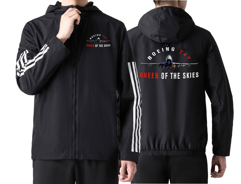 Boeing 747 Queen of the Skies Designed Sport Style Jackets