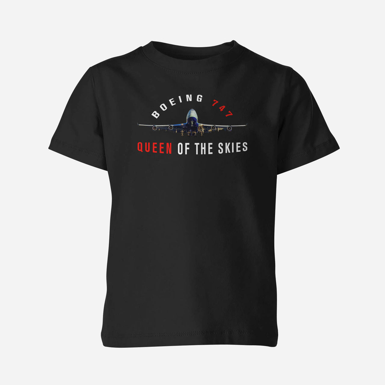 Boeing 747 Queen of the Skies Designed Children T-Shirts