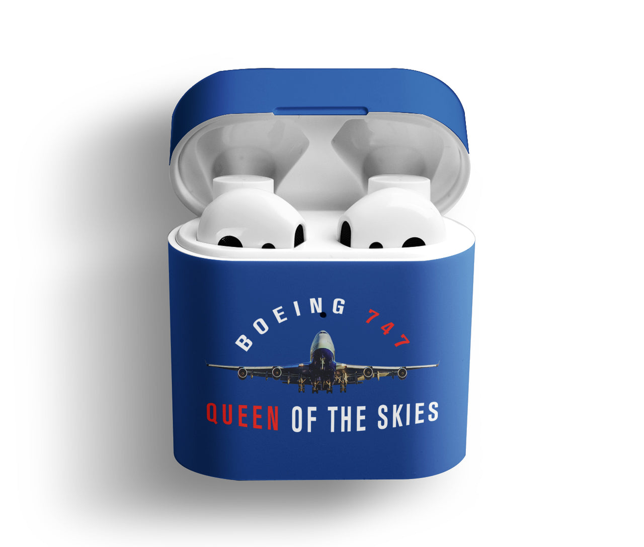 Boeing 747 - Queen of the Skies (2) Designed Designed AirPods  Cases