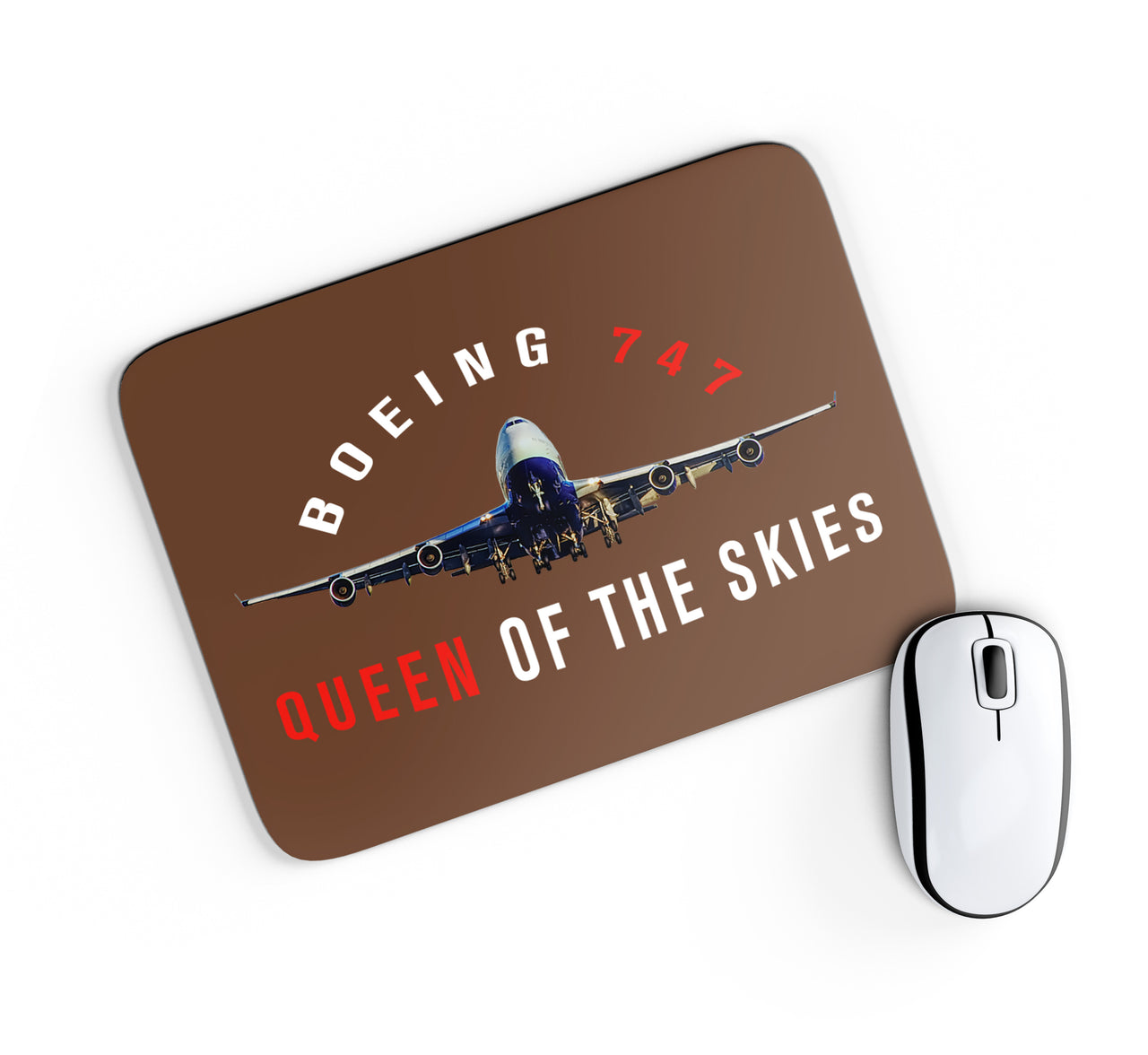 Boeing 747 Queen of the Skies Designed Mouse Pads