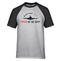 Thumbnail for Boeing 747 Queen of the Skies Designed Raglan T-Shirts