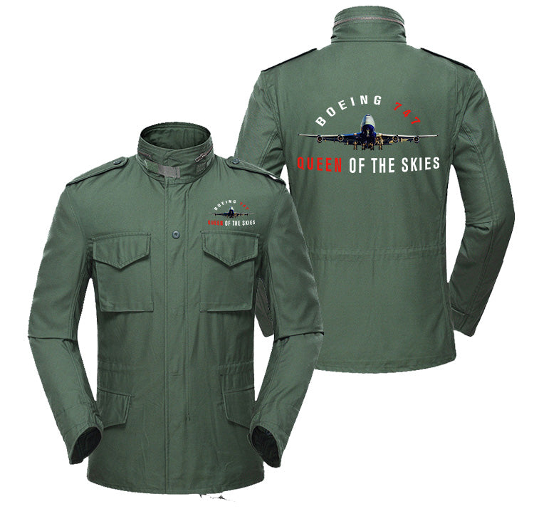Boeing 747 Queen of the Skies Designed Military Coats