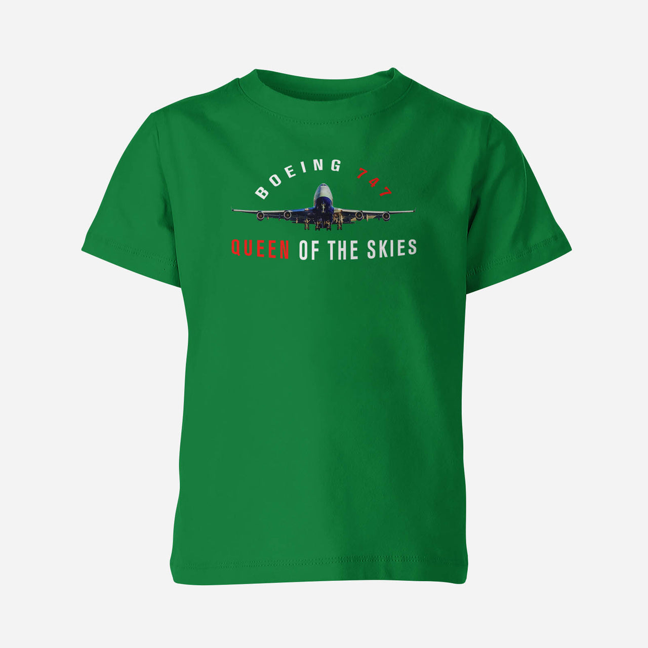Boeing 747 Queen of the Skies Designed Children T-Shirts