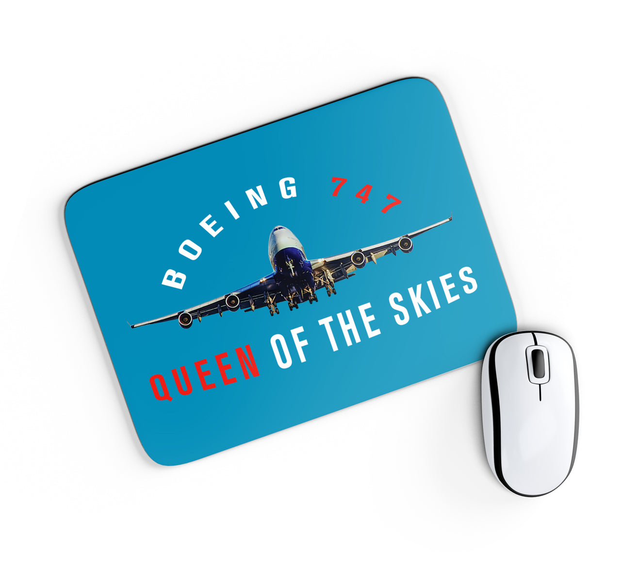 Boeing 747 Queen of the Skies Designed Mouse Pads