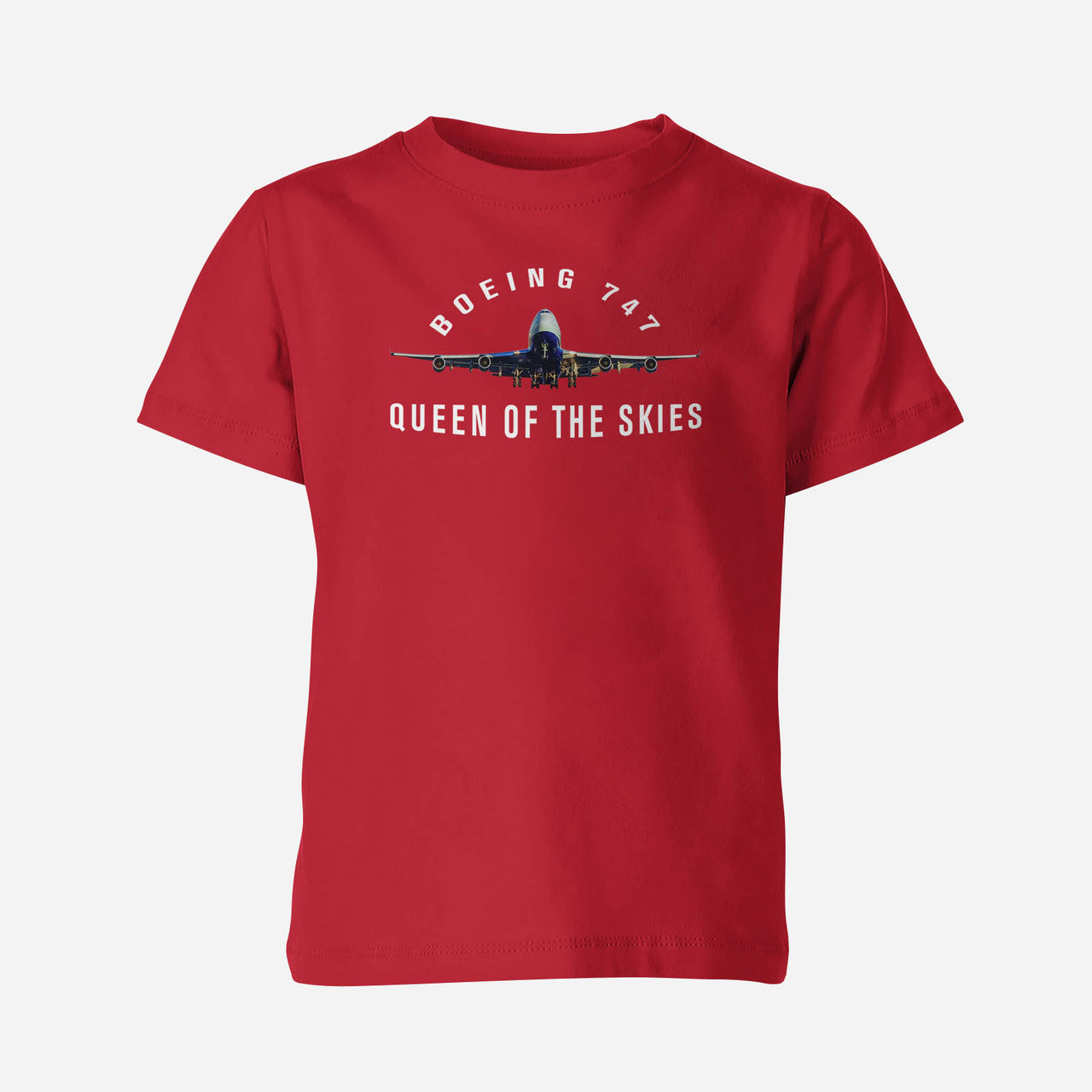 Boeing 747 Queen of the Skies Designed Children T-Shirts