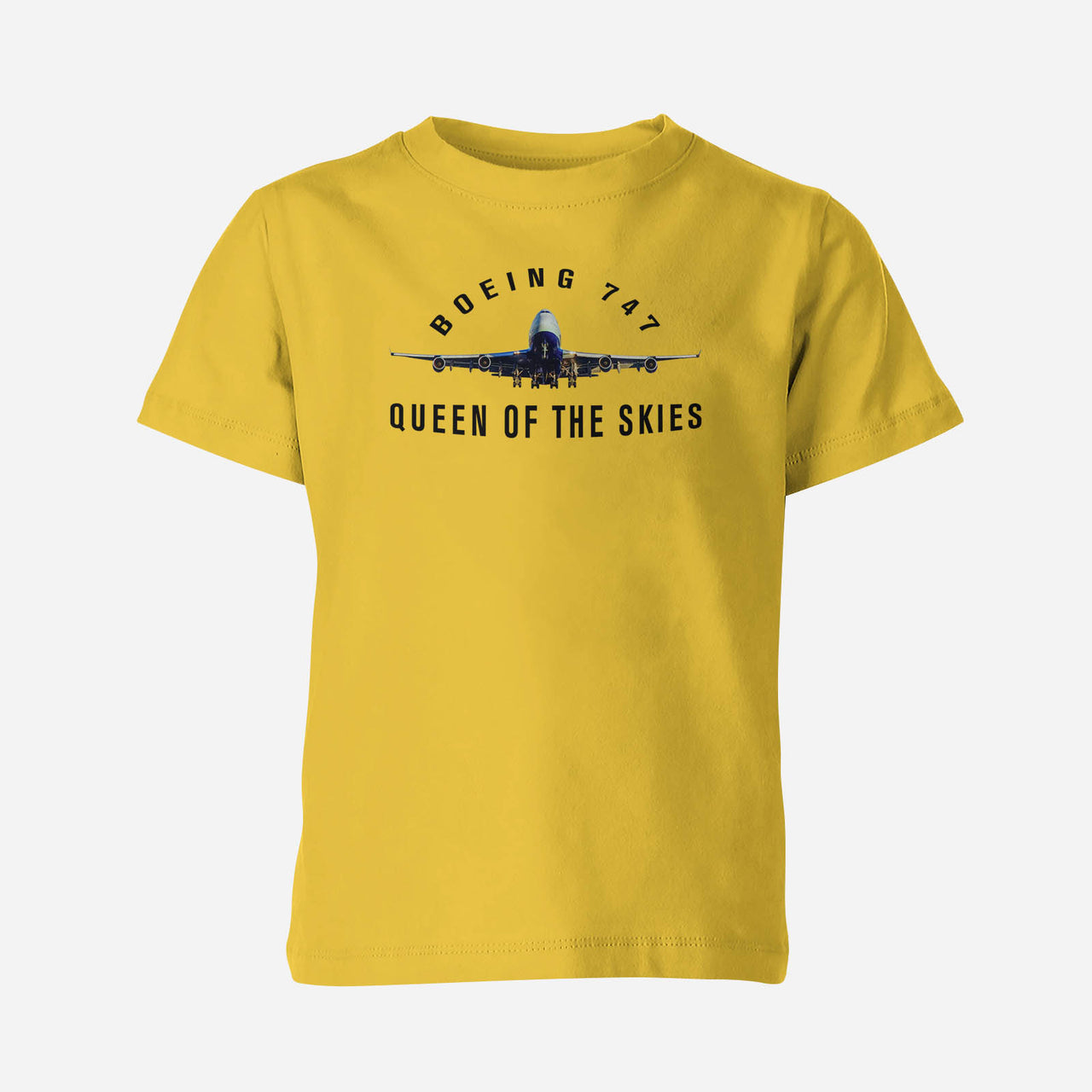 Boeing 747 Queen of the Skies Designed Children T-Shirts