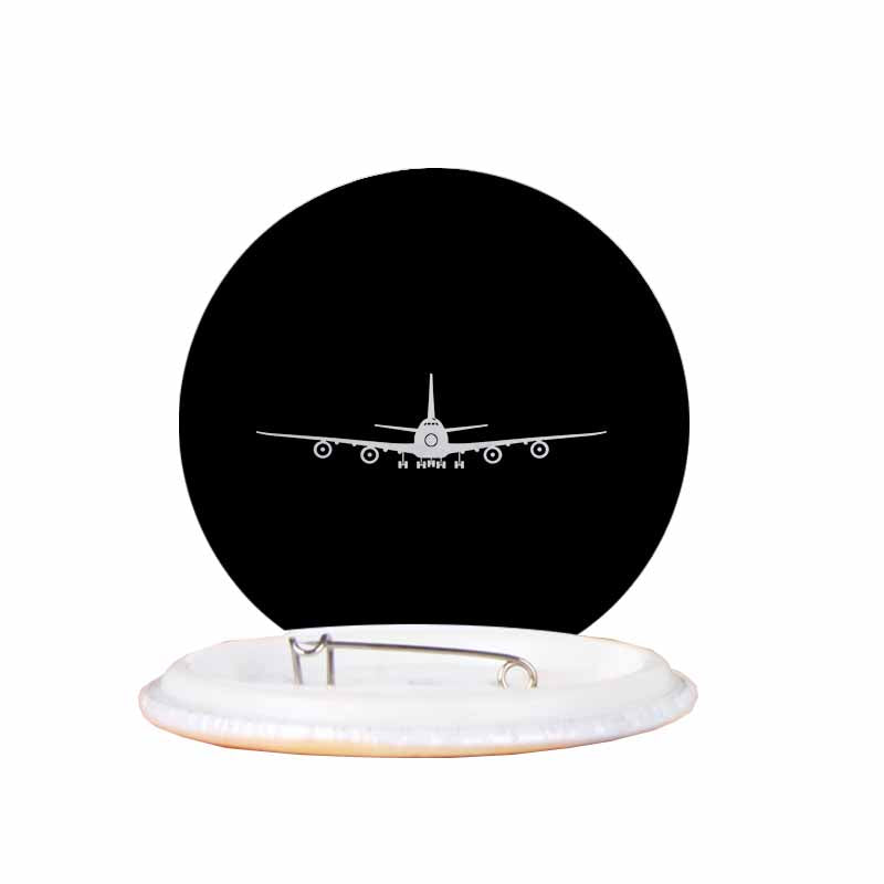 Boeing 747 Silhouette Designed Pins