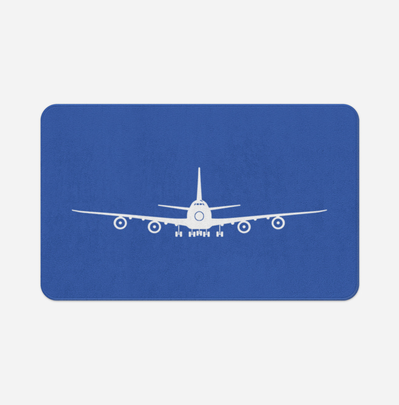 Boeing 747 Silhouette Designed Bath Mats