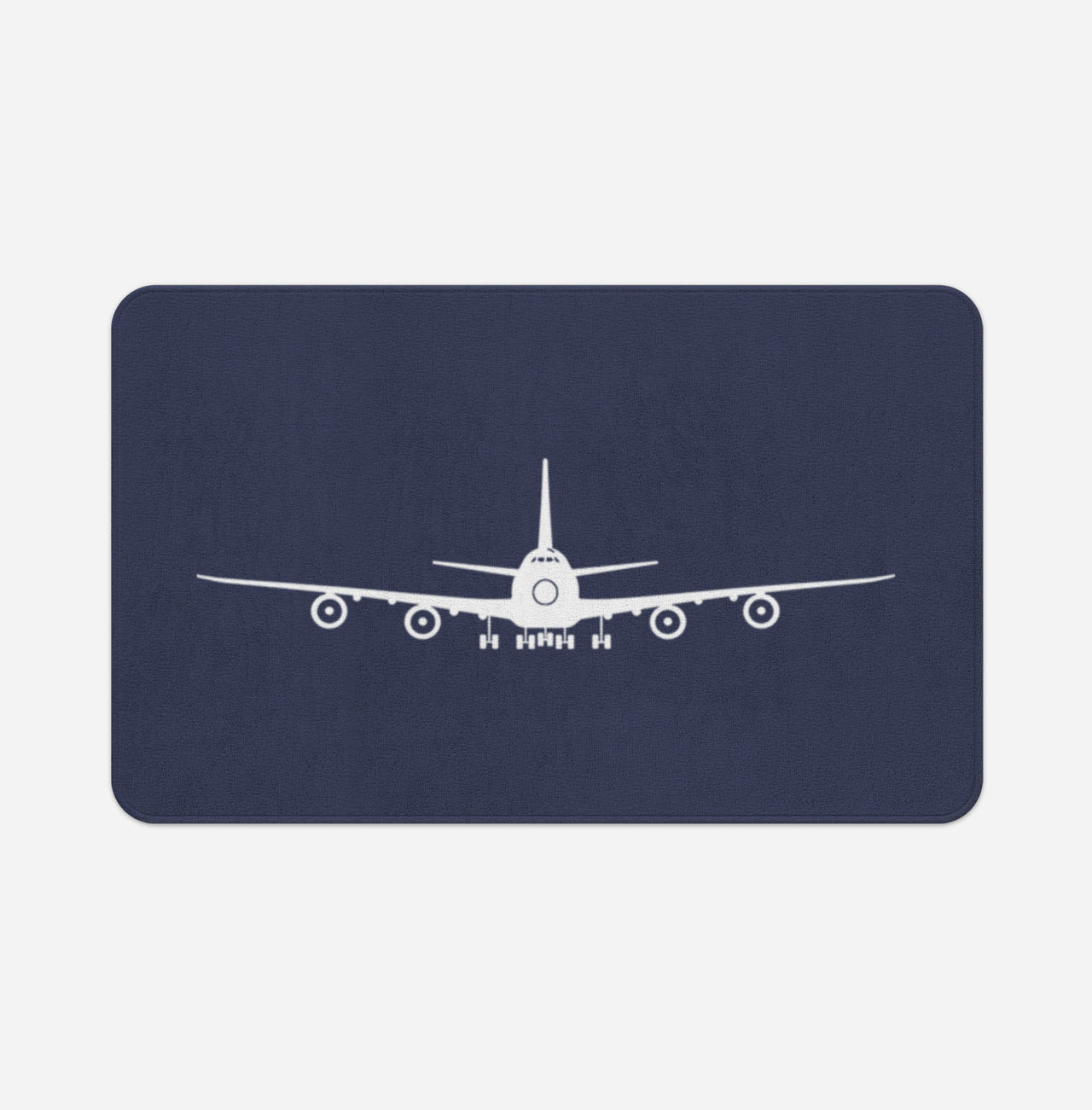 Boeing 747 Silhouette Designed Bath Mats