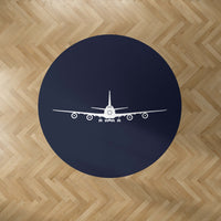 Thumbnail for Boeing 747 Silhouette Designed Carpet & Floor Mats (Round)