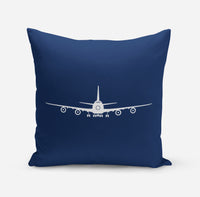 Thumbnail for Boeing 747 Silhouette Designed Pillows