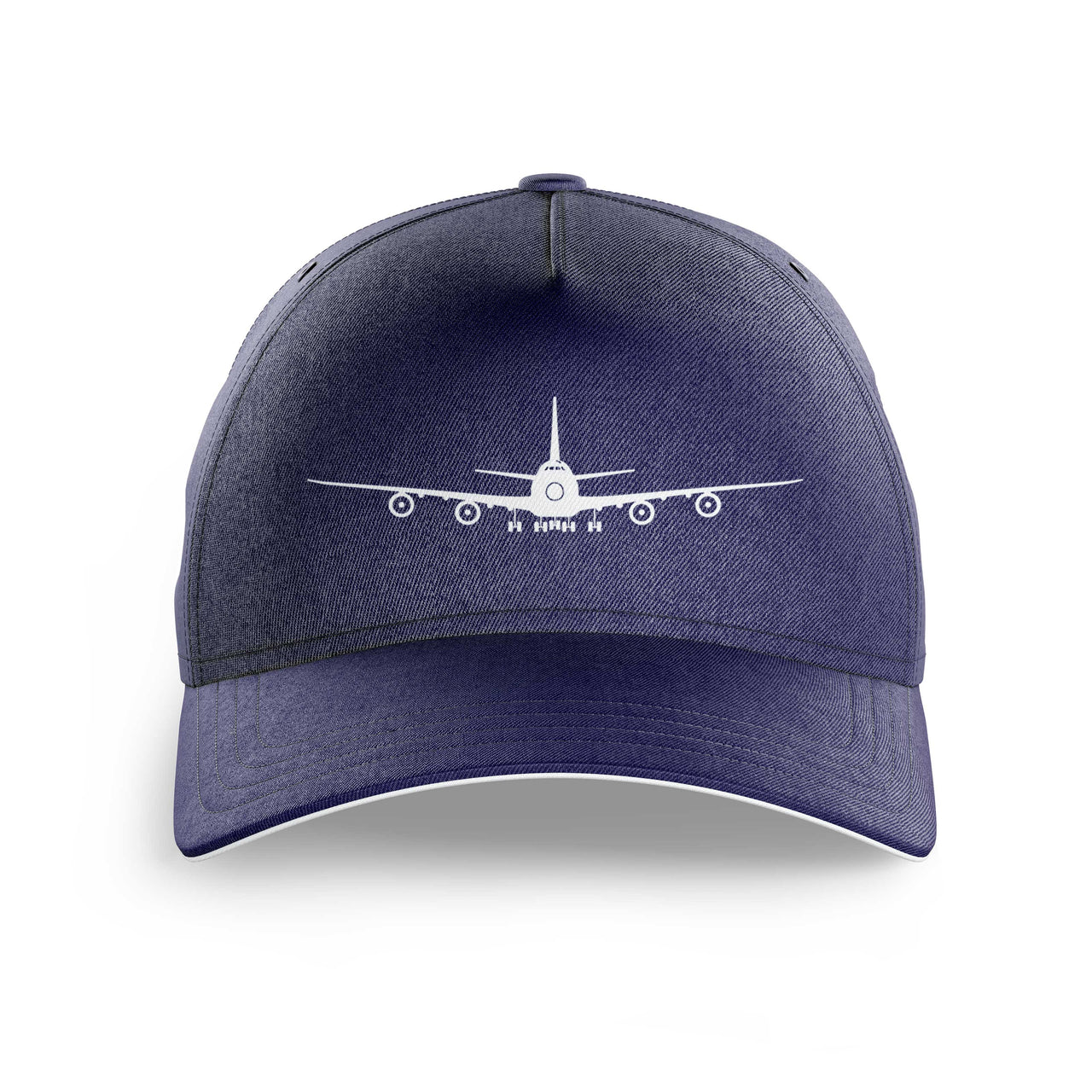 Boeing 747 Silhouette Printed Hats