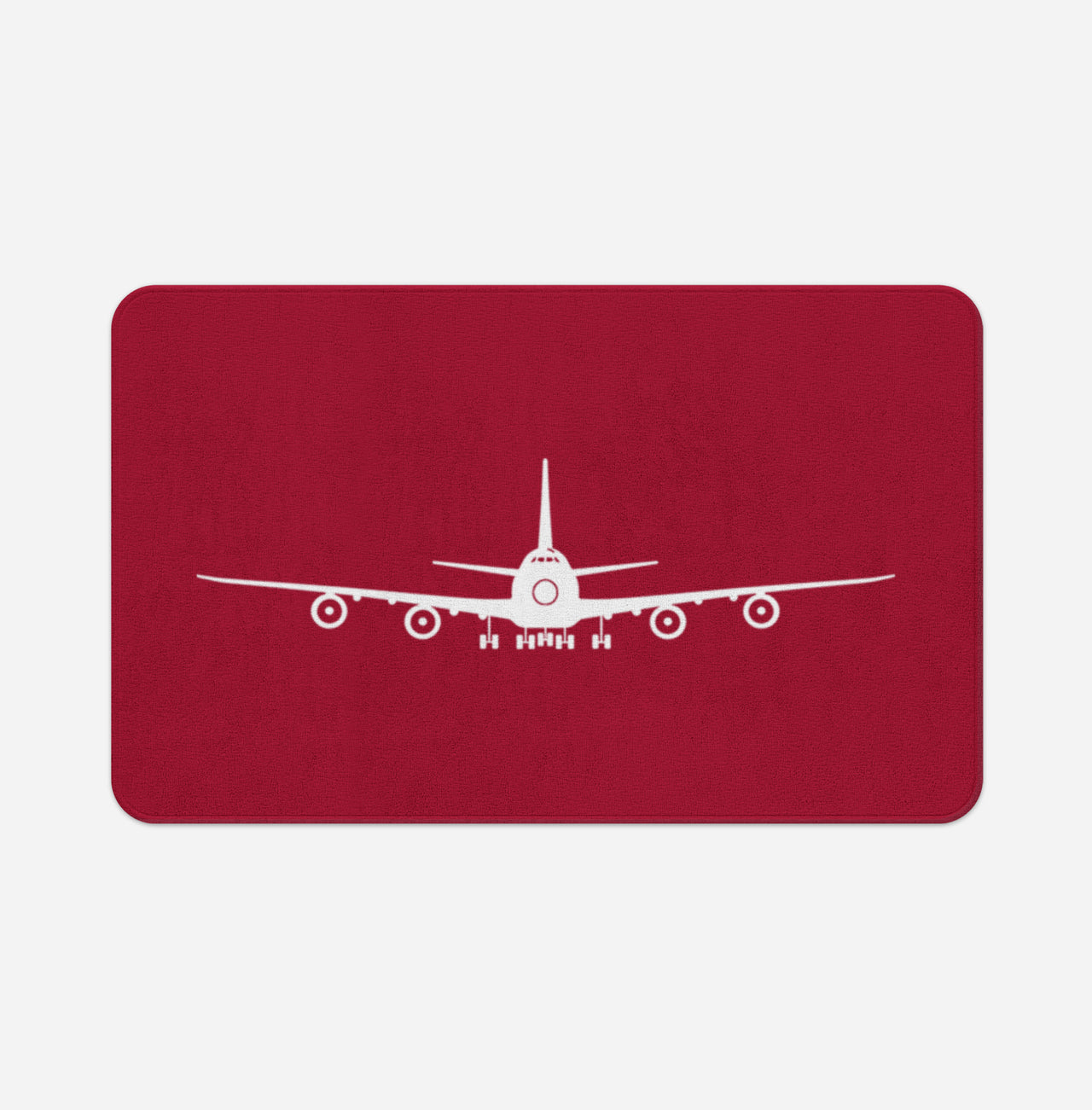 Boeing 747 Silhouette Designed Bath Mats