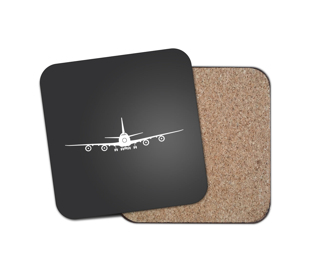 Boeing 747 Silhouette Designed Coasters