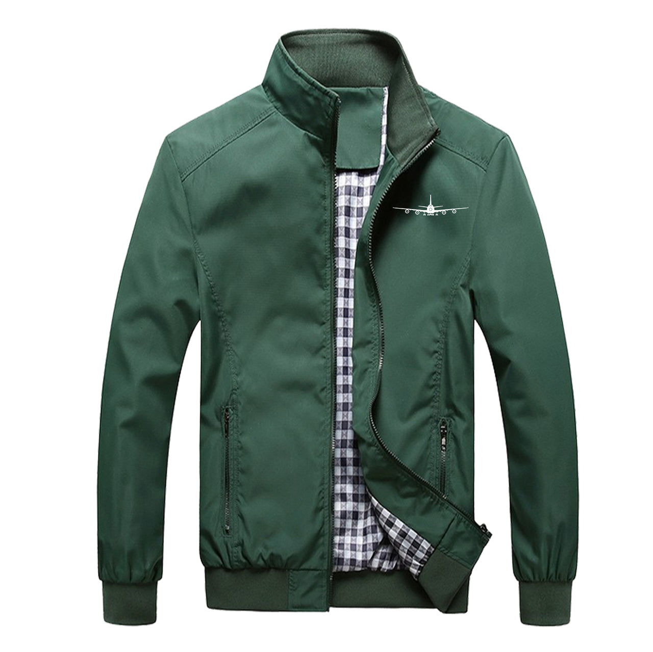 Boeing 747 Silhouette Designed Stylish Jackets