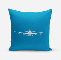 Thumbnail for Boeing 747 Silhouette Designed Pillows