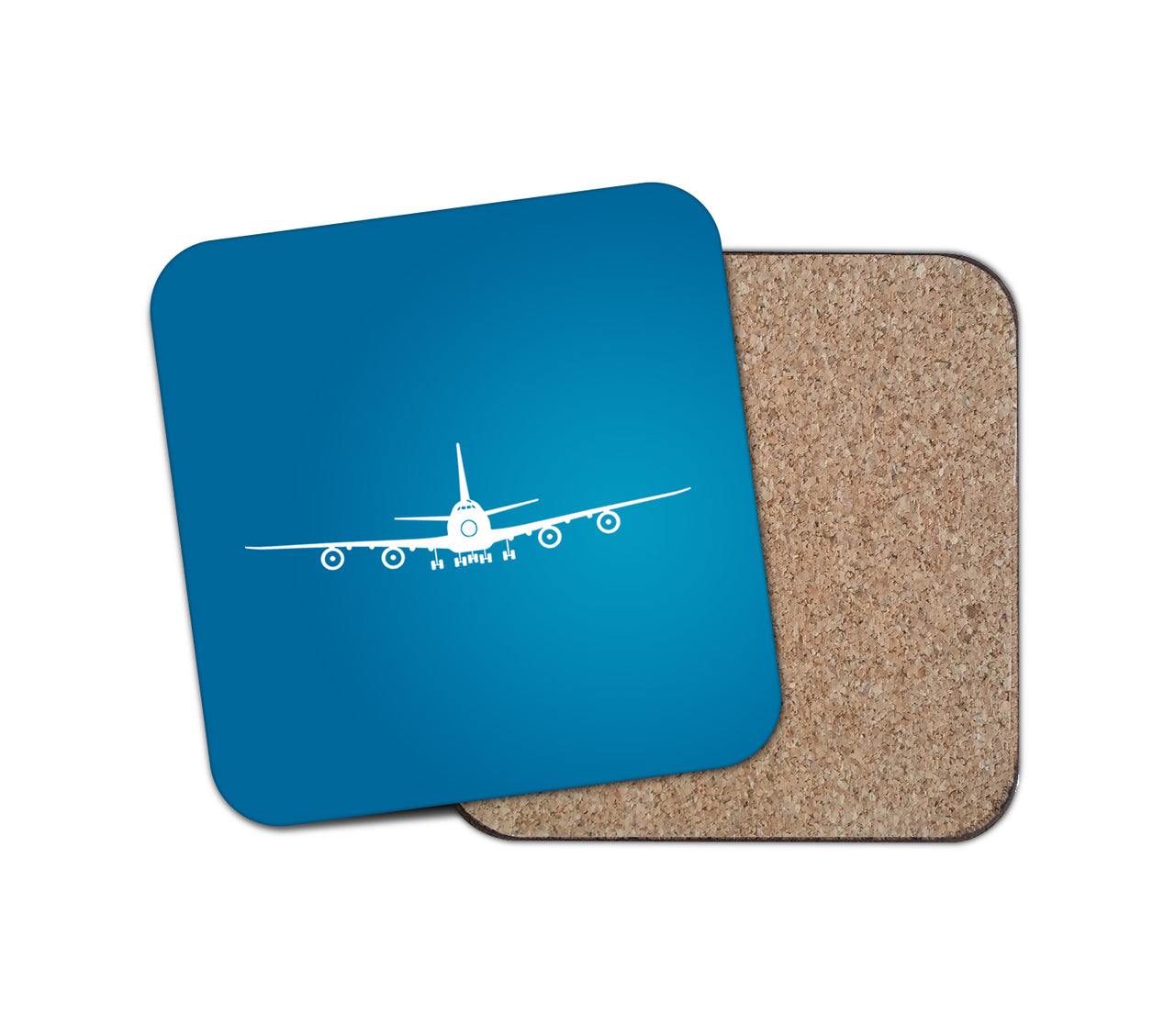 Boeing 747 Silhouette Designed Coasters