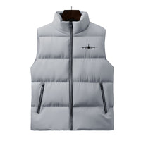 Thumbnail for Boeing 747 Silhouette Designed Puffy Vests