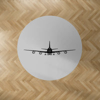 Thumbnail for Boeing 747 Silhouette Designed Carpet & Floor Mats (Round)