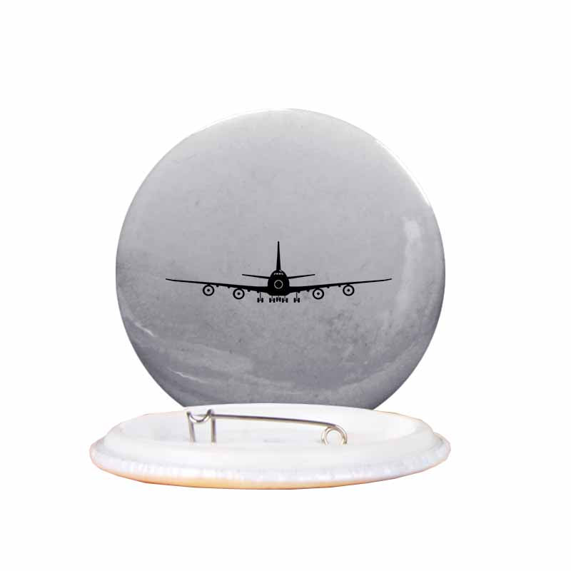 Boeing 747 Silhouette Designed Pins
