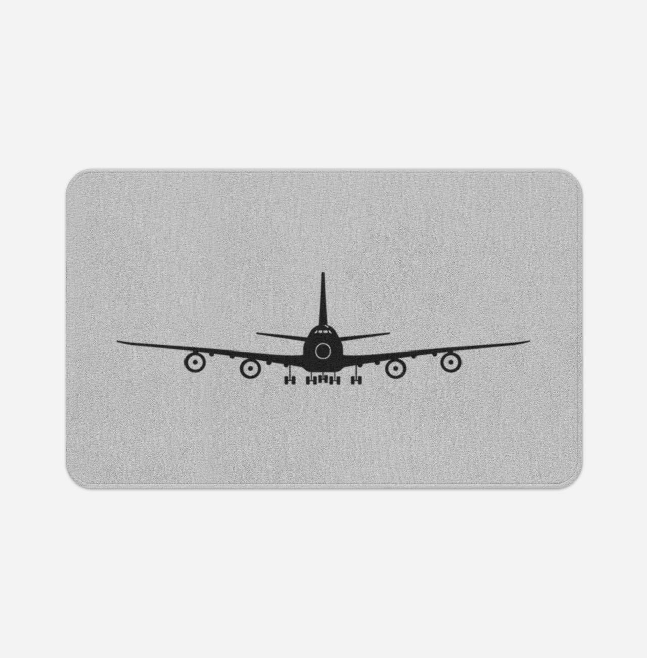 Boeing 747 Silhouette Designed Bath Mats