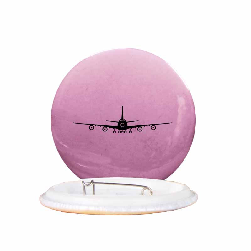 Boeing 747 Silhouette Designed Pins