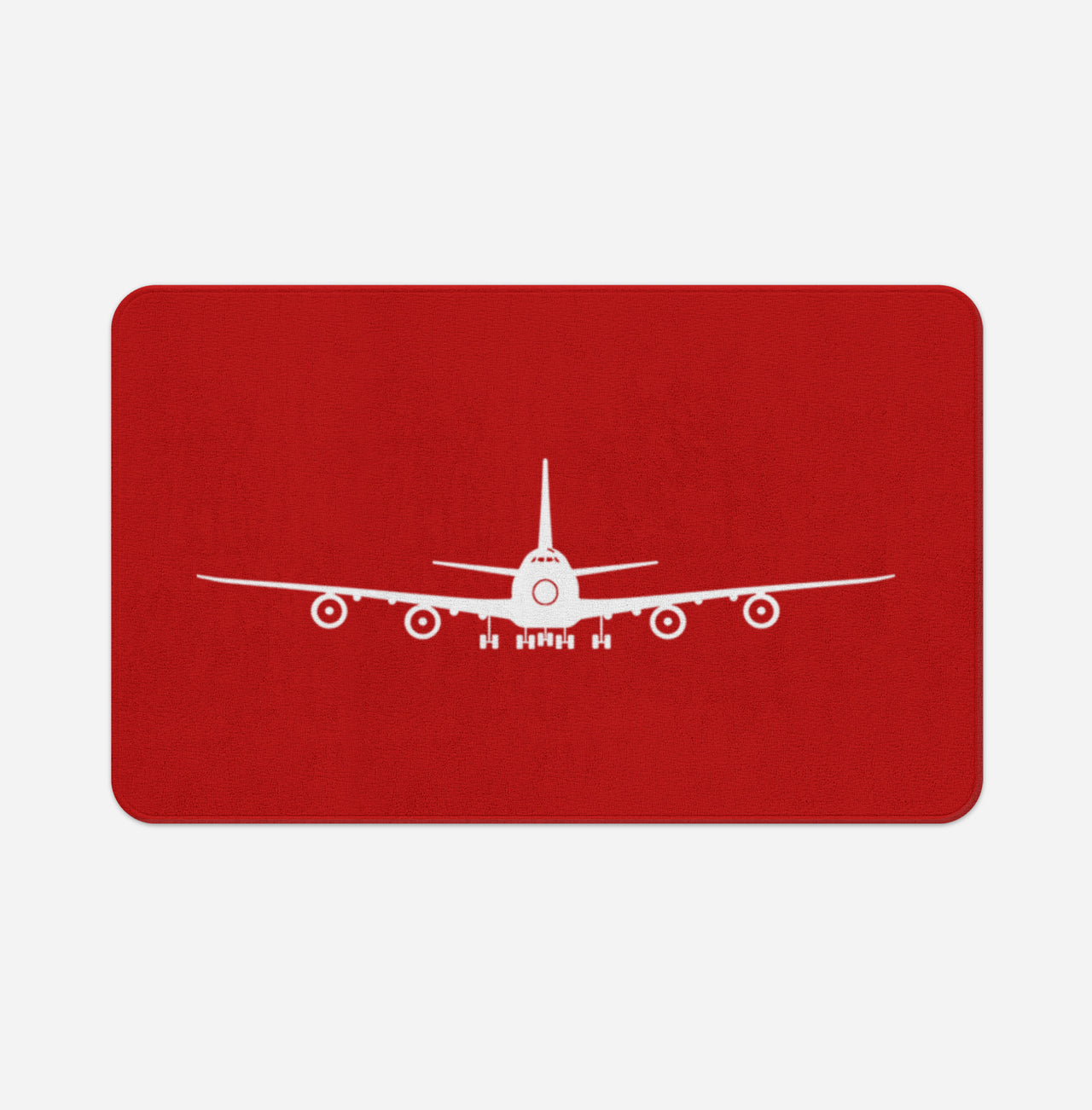 Boeing 747 Silhouette Designed Bath Mats