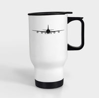 Thumbnail for Boeing 747 Silhouette Designed Travel Mugs (With Holder)