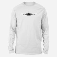 Thumbnail for Boeing 747 Silhouette Designed Long-Sleeve T-Shirts