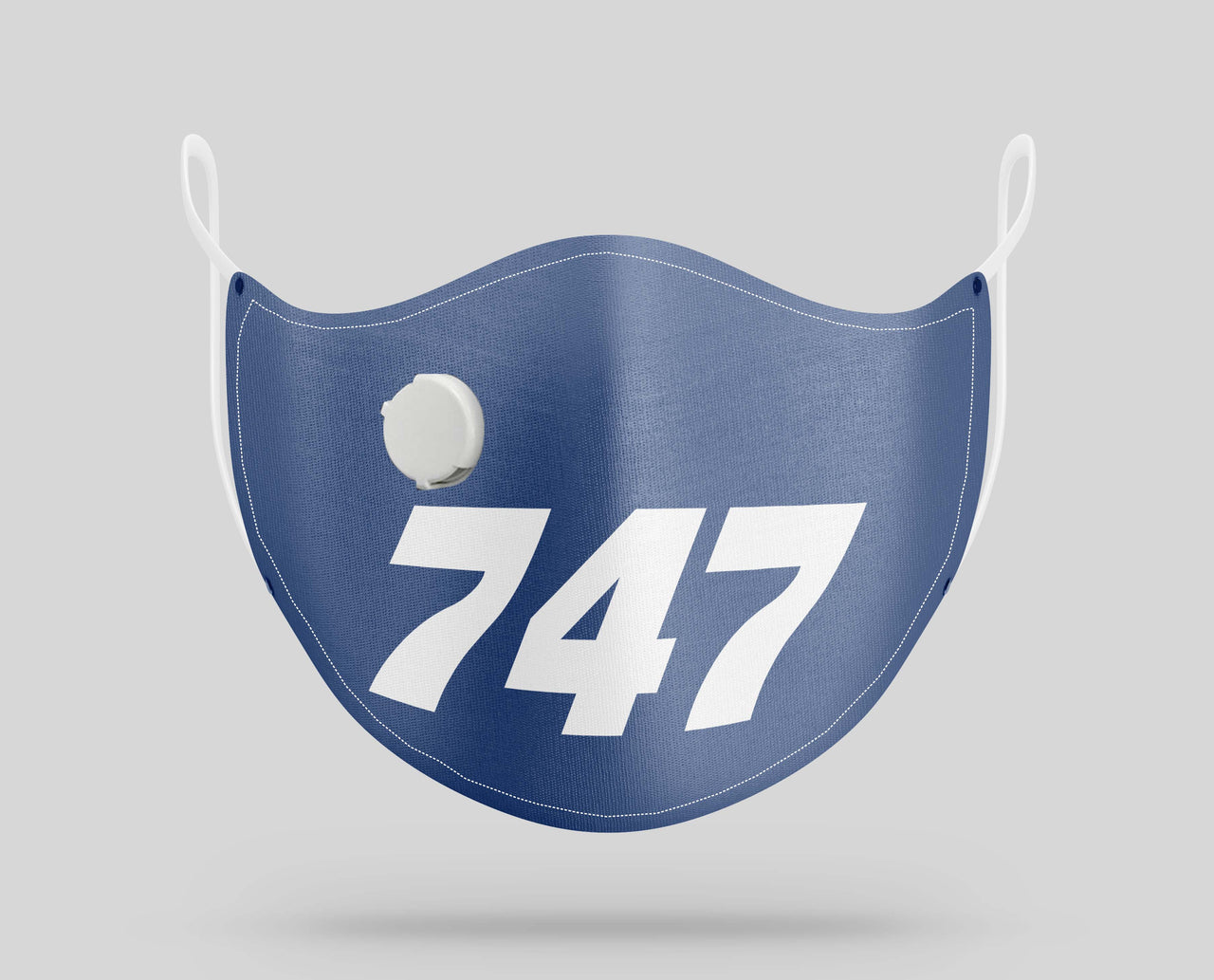 Boeing 747 Text Designed Face Masks