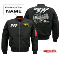 Thumbnail for Boeing 747 & GENX Engine Designed Pilot Jackets (Customizable)