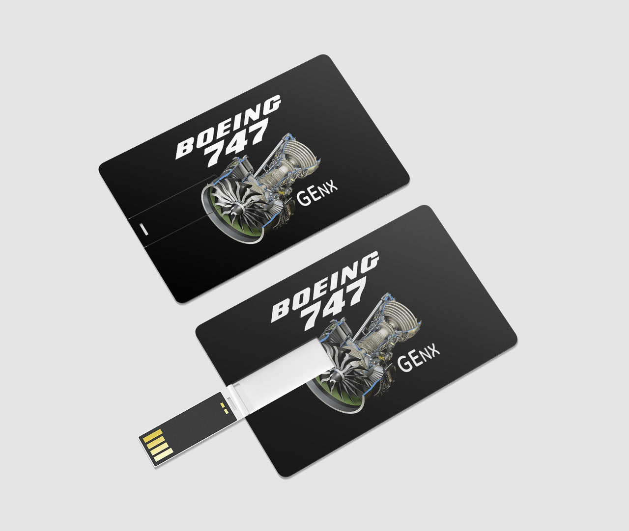 Boeing 747 & GENX Engine Designed USB Cards