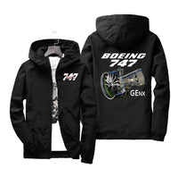 Thumbnail for Boeing 747 & GENX Engine Designed Windbreaker Jackets