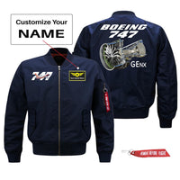 Thumbnail for Boeing 747 & GENX Engine Designed Pilot Jackets (Customizable)