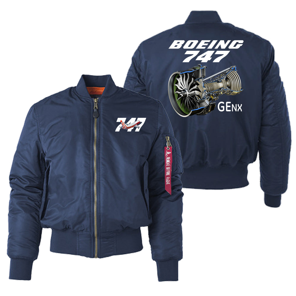 Boeing 747 & GENX Engine Designed "Women" Bomber Jackets