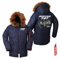 Thumbnail for Boeing 747 & GENX Engine Designed Parka Bomber Jackets