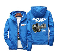 Thumbnail for Boeing 747 & GENX Engine Designed Windbreaker Jackets