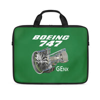 Thumbnail for Boeing 747 & GENX Engine Designed Laptop & Tablet Bags
