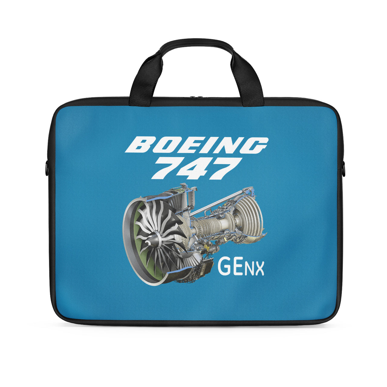 Boeing 747 & GENX Engine Designed Laptop & Tablet Bags