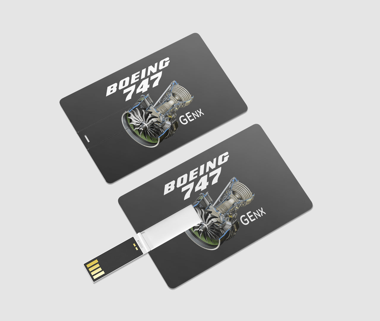 Boeing 747 & GENX Engine Designed USB Cards
