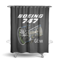 Thumbnail for Boeing 747 & GENX Engine Designed Shower Curtains