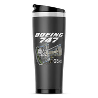 Thumbnail for Boeing 747 & GENX Engine Designed Stainless Steel Travel Mugs