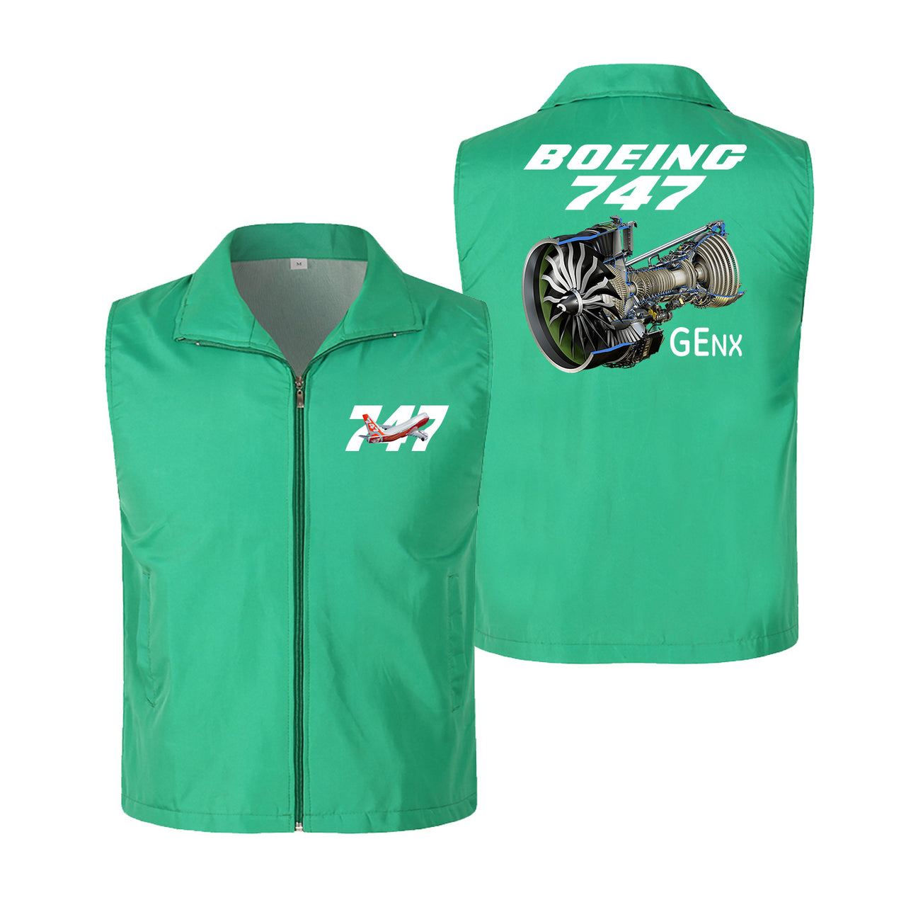 Boeing 747 & GENX Engine Designed Thin Style Vests