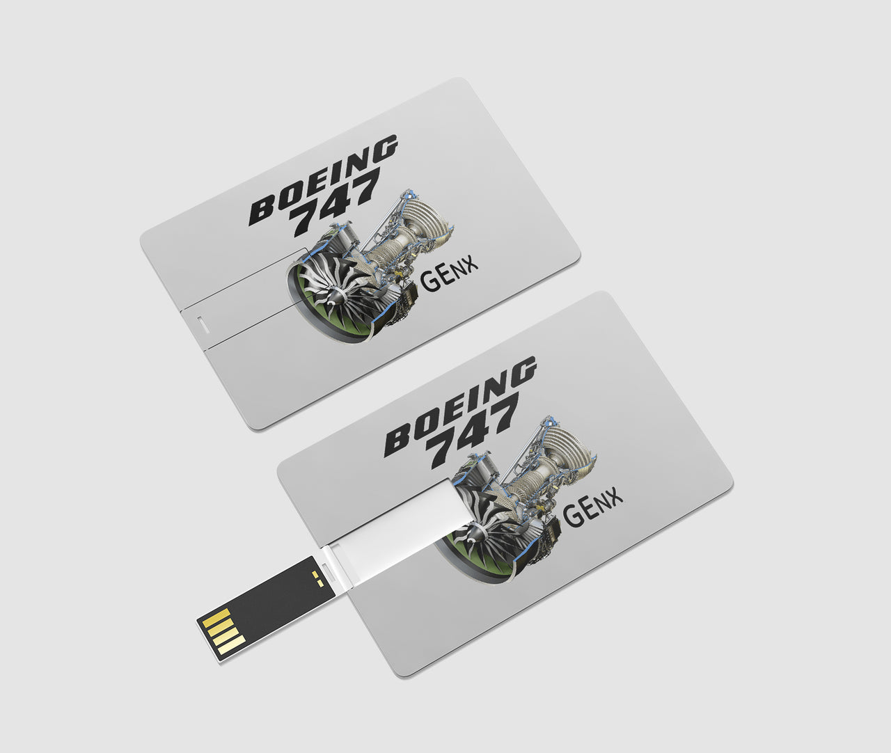 Boeing 747 & GENX Engine Designed USB Cards