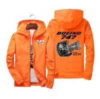 Thumbnail for Boeing 747 & GENX Engine Designed Windbreaker Jackets
