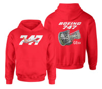 Thumbnail for Boeing 747 & GENX Engine Designed Double Side Hoodies