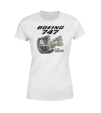 Thumbnail for Boeing 747 & GENX Engine Designed Women T-Shirts