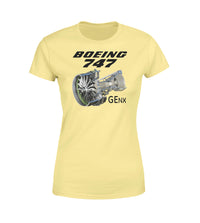 Thumbnail for Boeing 747 & GENX Engine Designed Women T-Shirts